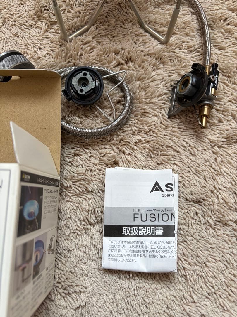 SOTO レギュレーターストーブ ST-330 延長ホース ガス缶変換器具付
