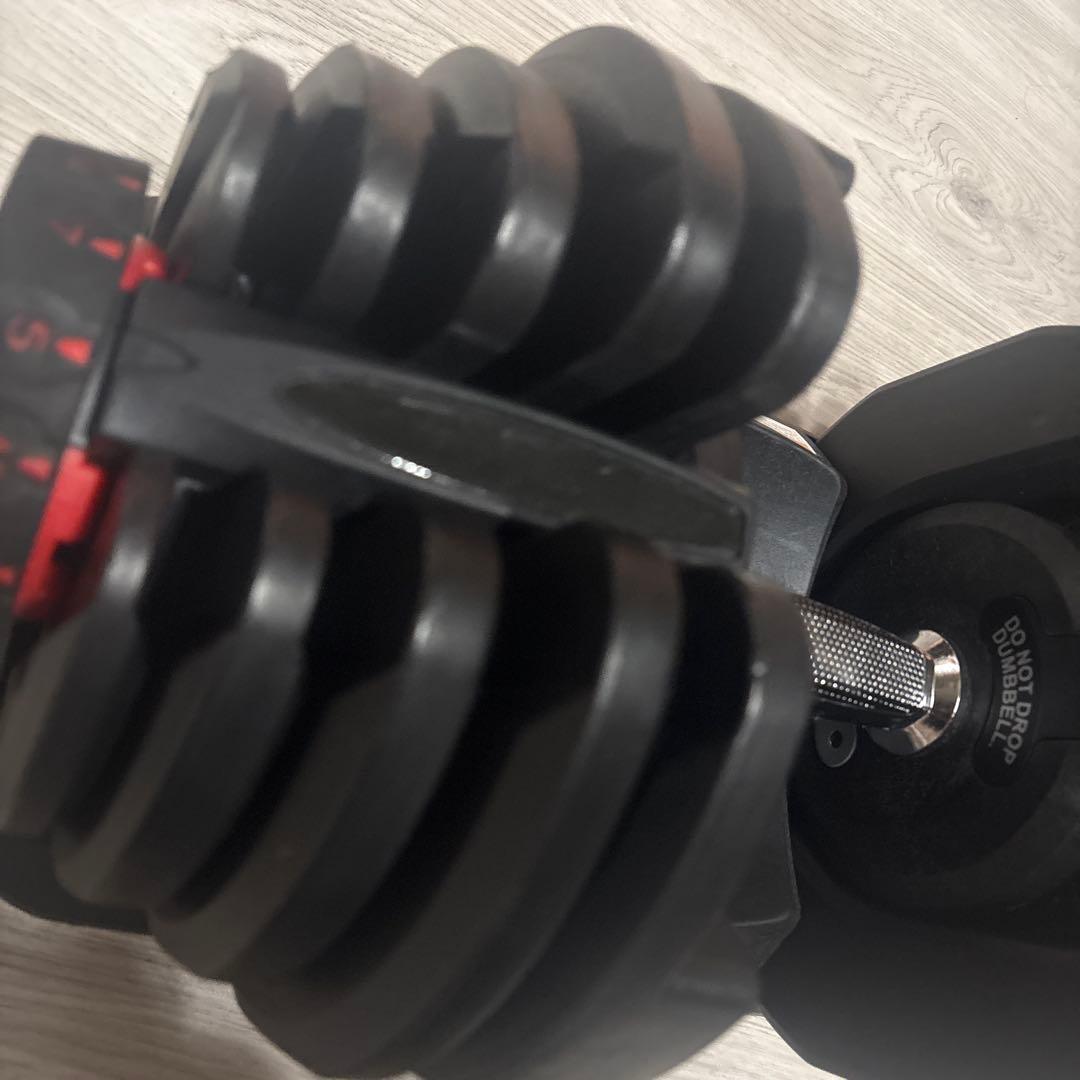 ①可変式ダンベル 5kgから40kg 筋トレ