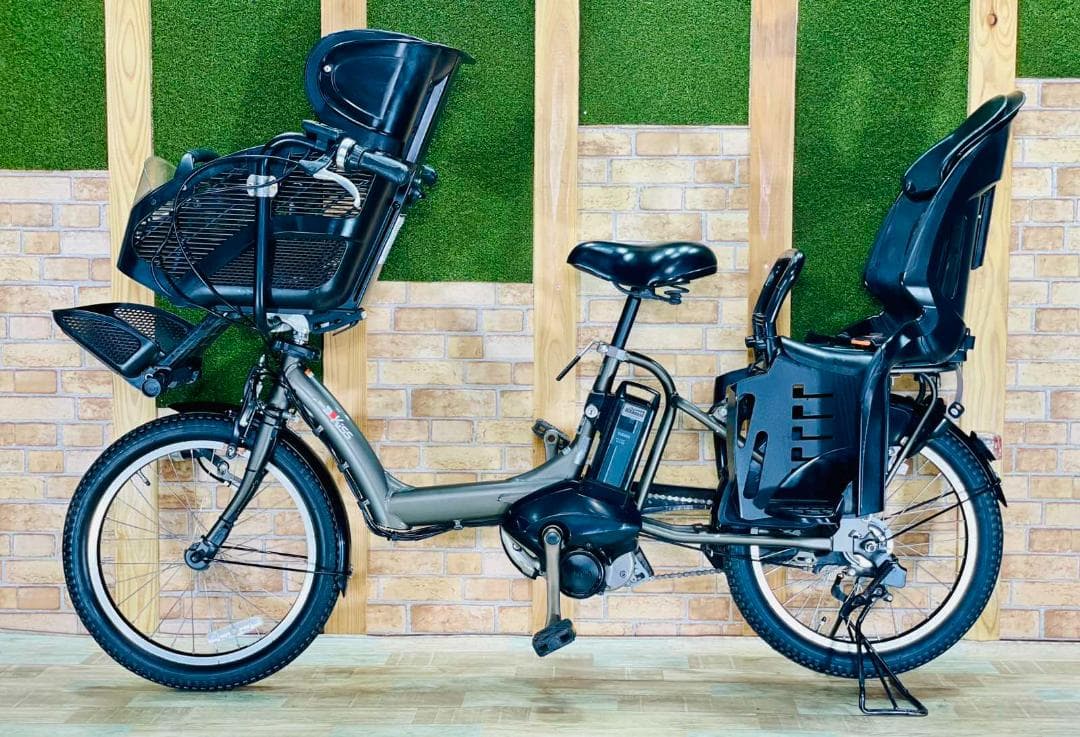 超特価モデル グレー系 No1 ヤマハ 子供乗せ電動アシスト自転車 ZH2542