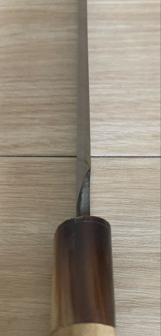 【新品・未使用】柳刃包丁　片刃　堺兼三作