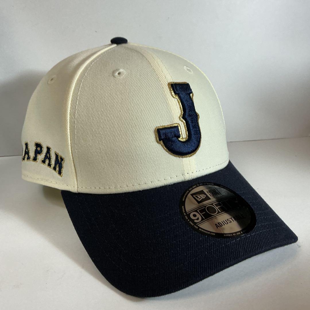 侍ジャパン　J ロゴ SIDE Japanロゴ クリーム ネイビー　新品未使用