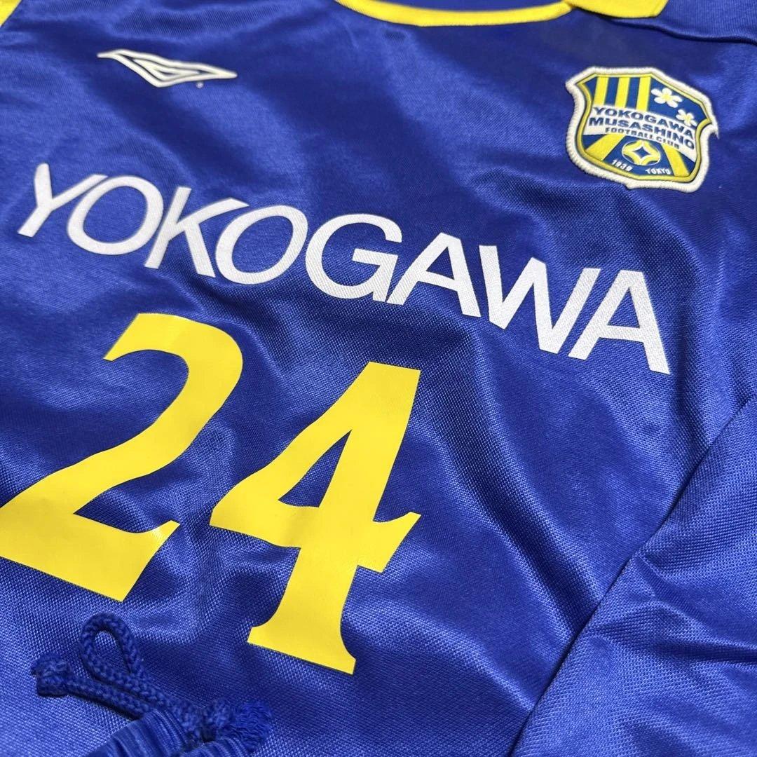 横河武蔵野FC選手実使用ユニフォーム　長袖ショーツセット