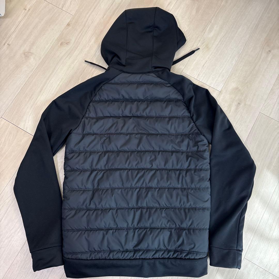ナイキ NIKE THERMA WNTRZD フルジップ フーディ 美品 黒 S