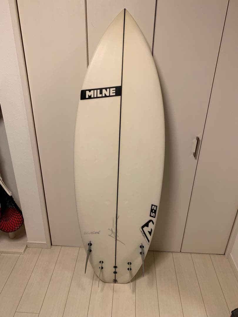 ［小波最強］MILNEサーフボード(クワッドフィン付き) ※手渡し希望