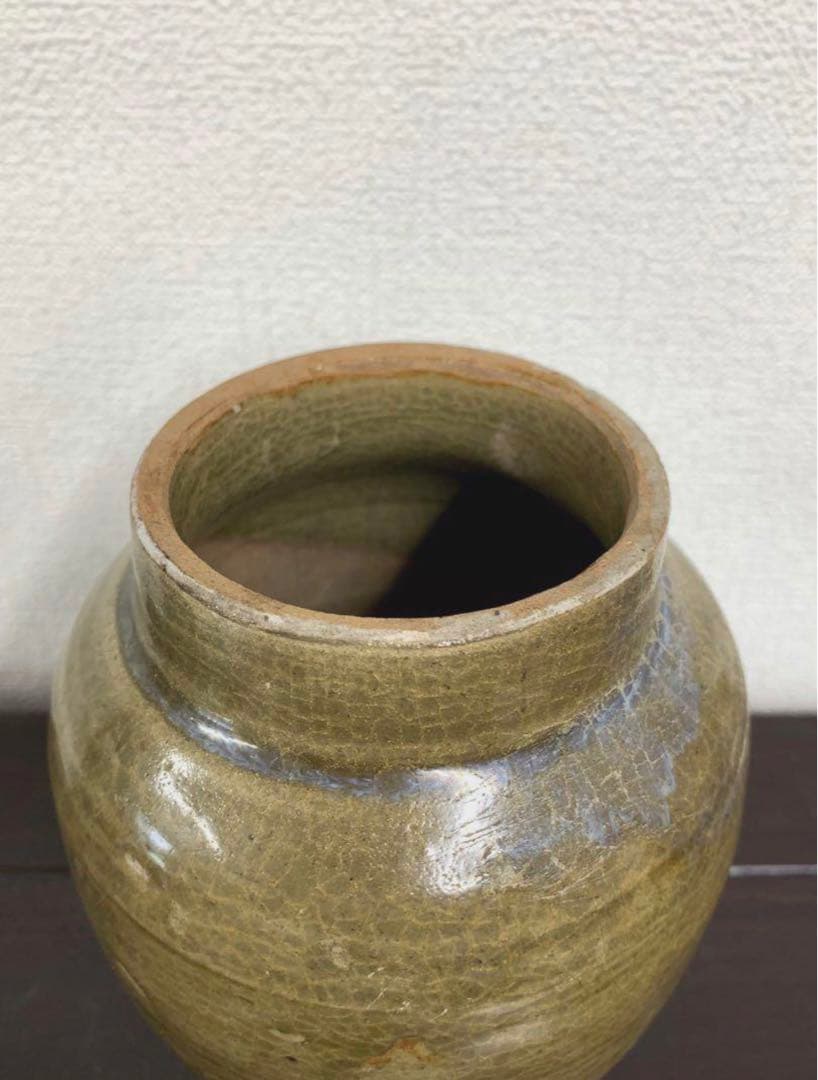 【希少品】中国宋時代　越窯蓋瓶y116