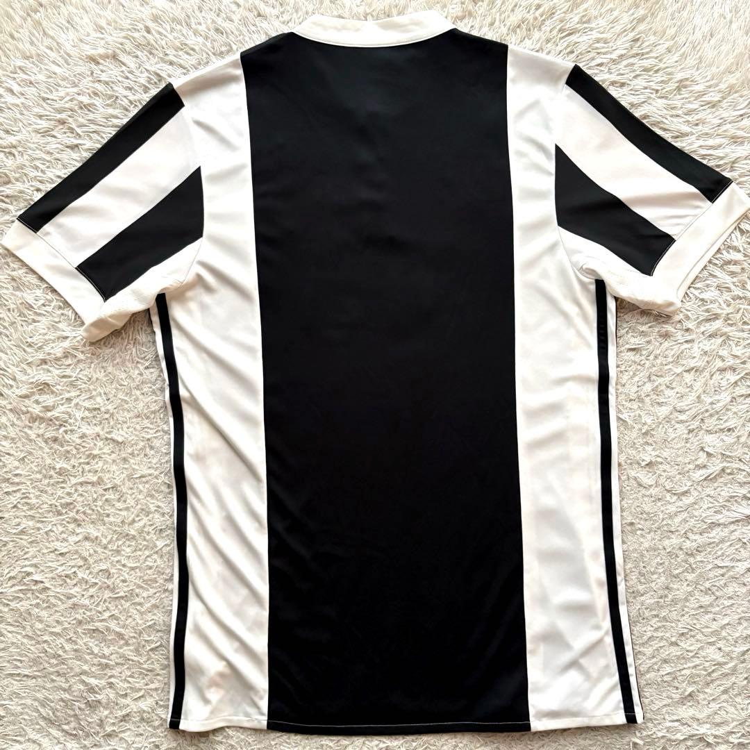 ★17/18★ adidas ユベントス サッカー ユニフォーム 白 黒 L