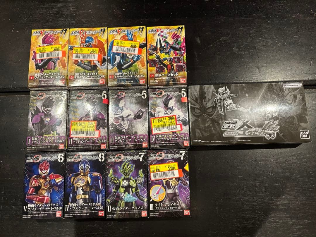 SHODO 仮面ライダーエグゼイドセット