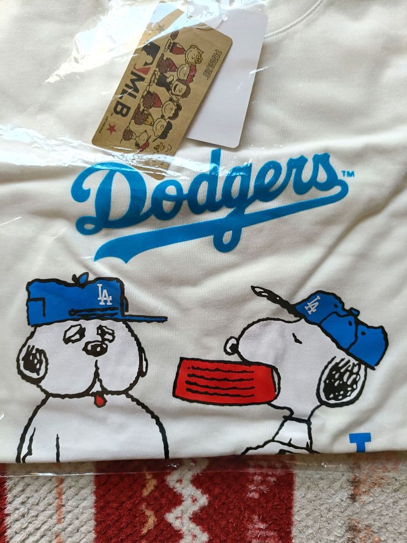 ✴スヌーピー✴PEANUTS×MLB✴ロサンゼルスドジャース✴コラボ✴Tシャツ✴