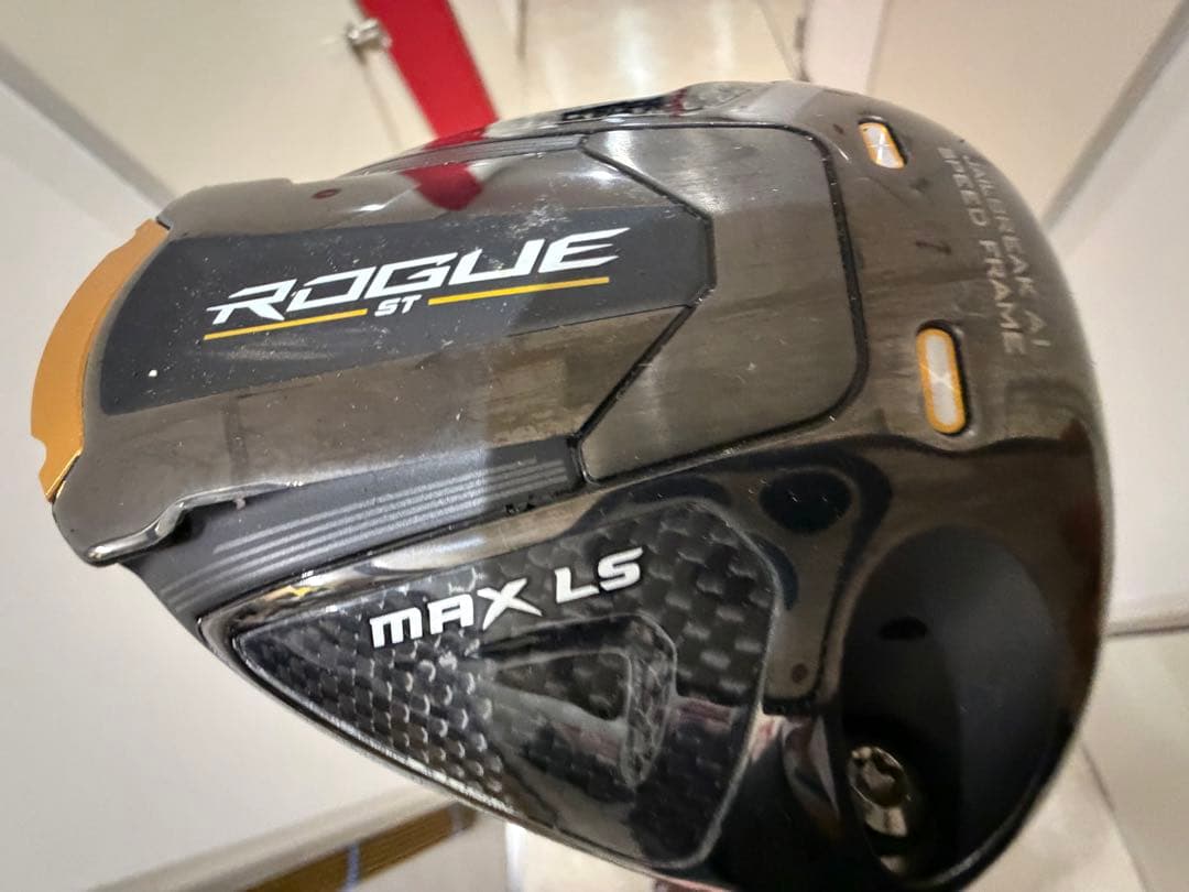 ラウンド1回のみ　ドライバー　ローグST MAX LS 10.5 純正シャフトS