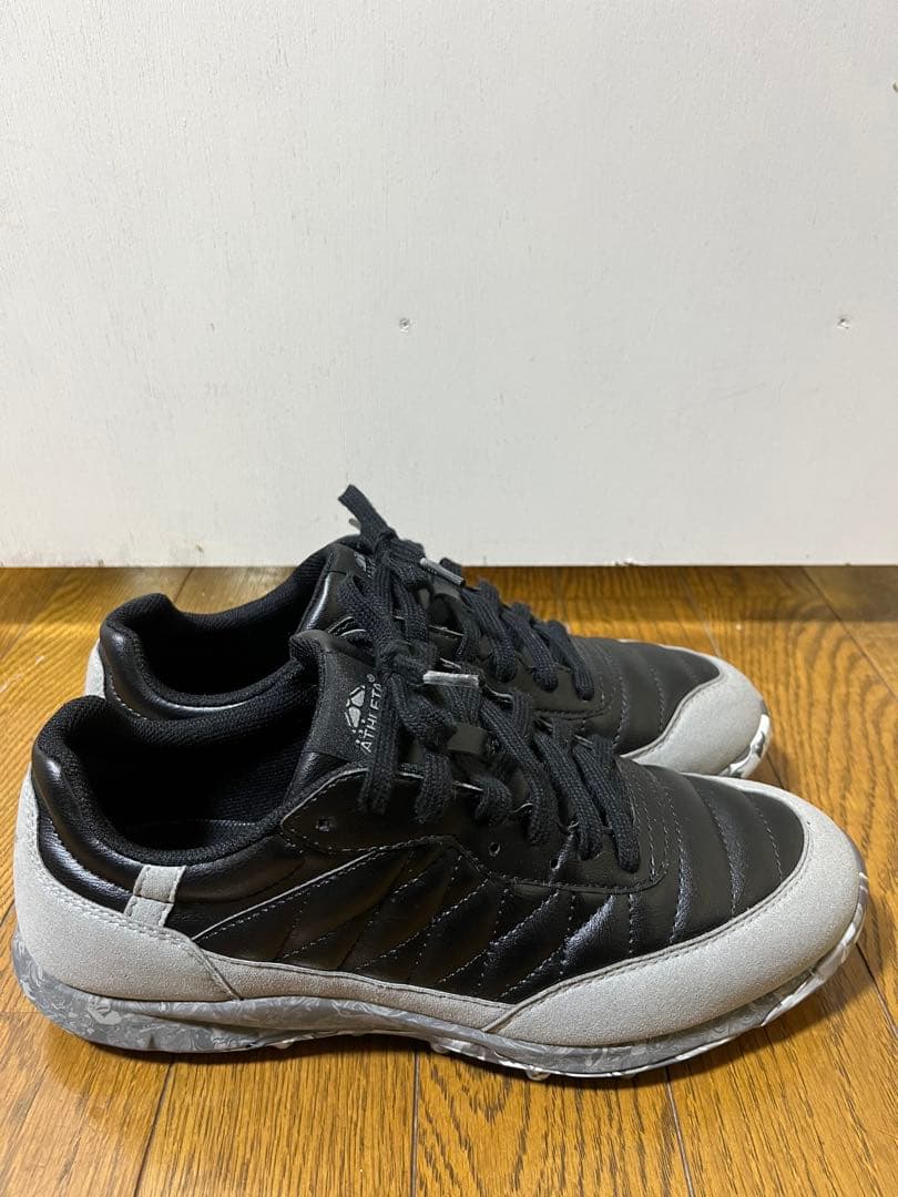 ATHLETA サッカーシューズ ブラック/グレー