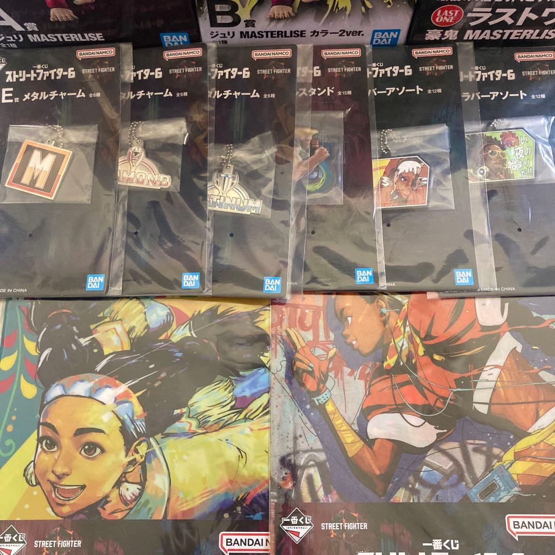 ストリートファイター6 ジュリAB ラスト豪鬼 3体セット　一番くじ　おまけ付き