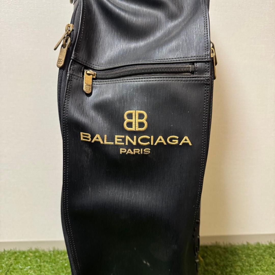 超レア BALENCIAGA バレンシアガ キャディバッグ レザー ブラック