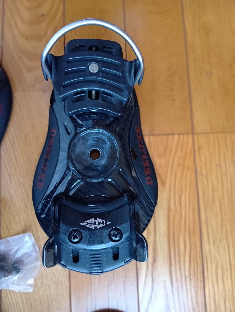 ディラックススノーボードビンディング ブラック
