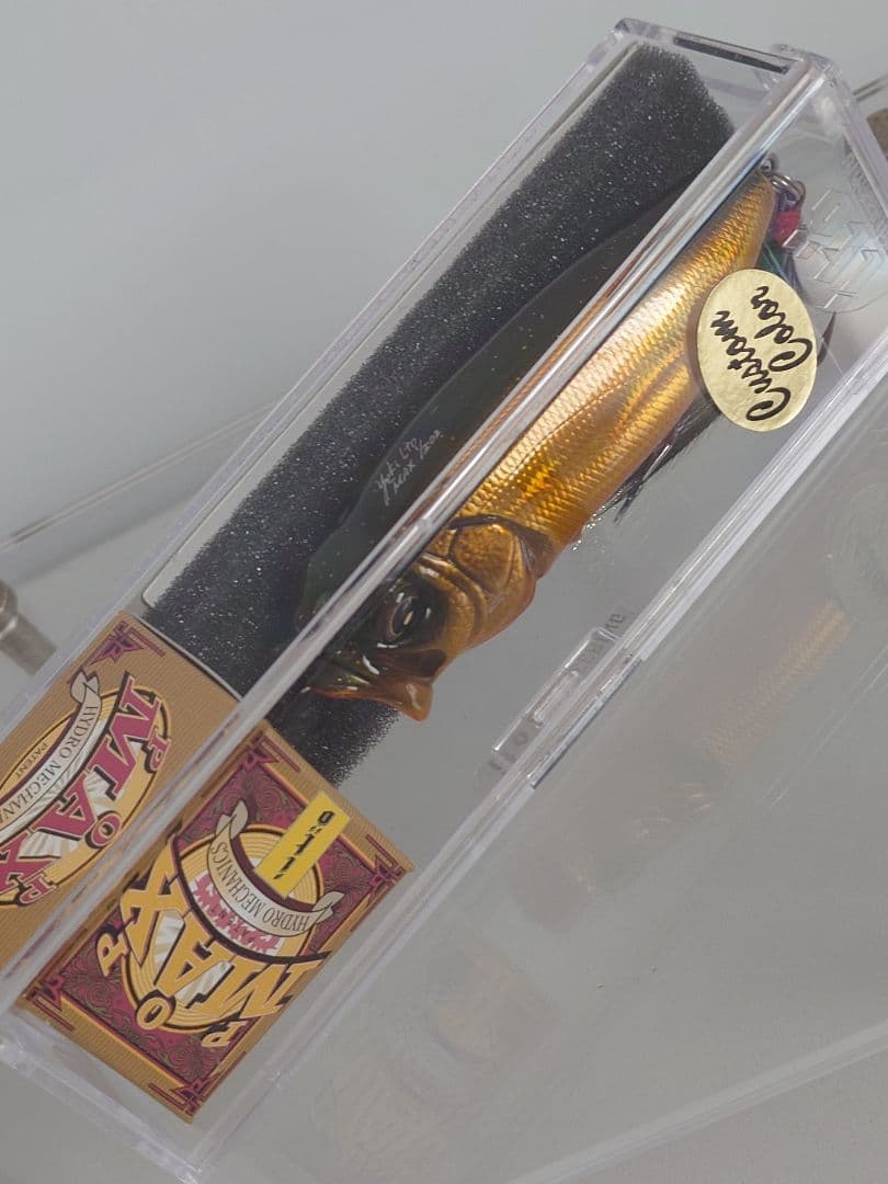 メガバス ito ポップマックス 限定 カスタムカラー メガバス金黒 新品未開封