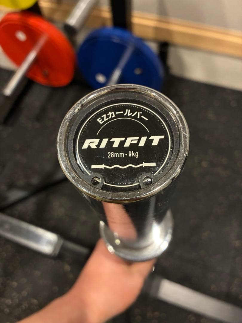 オリンピック カールバー EZバー Wバー RITFIT トレーニング バーベル