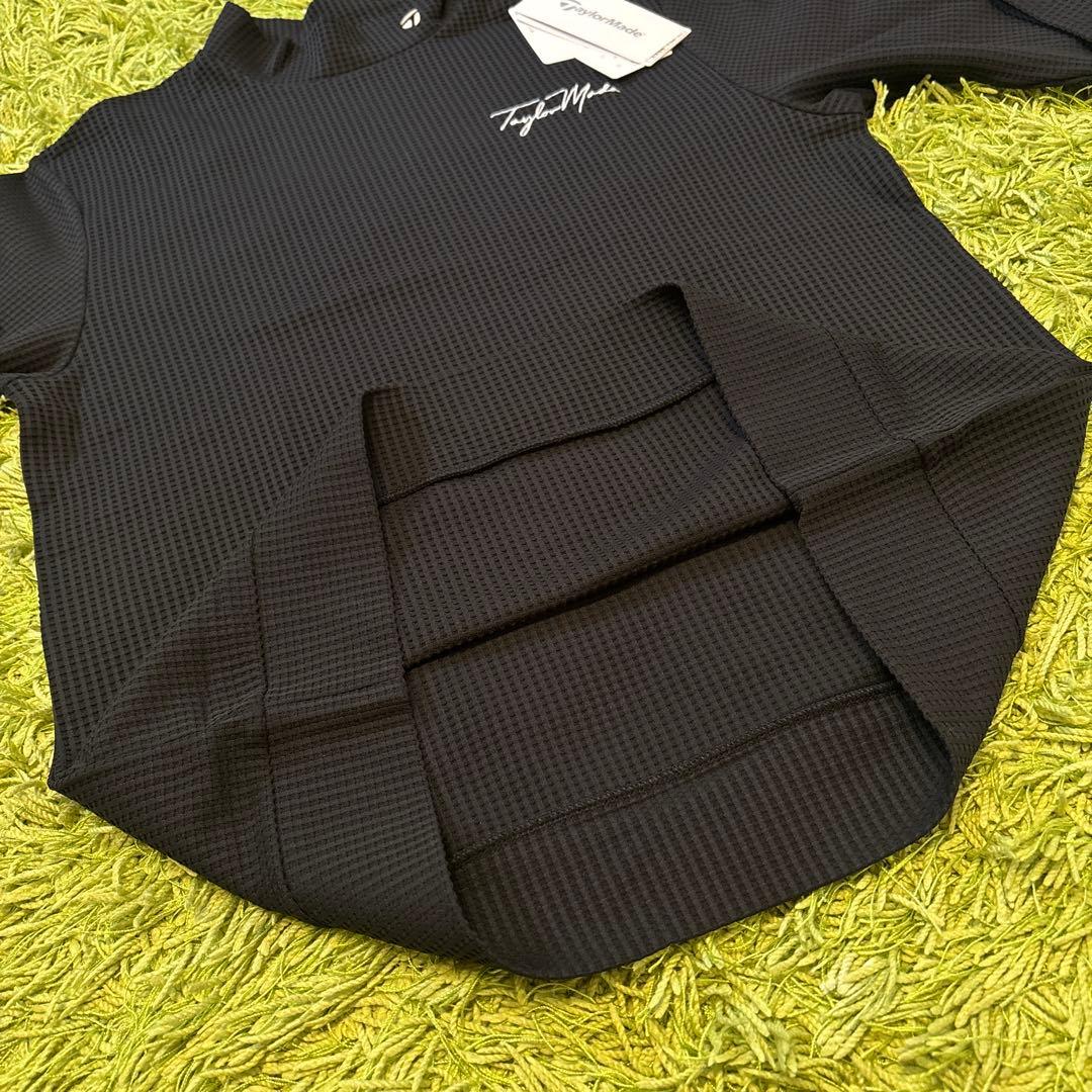 【TaylorMade】L 新品✨春ゴルフ　ロゴモックネックトップス　ハイネック