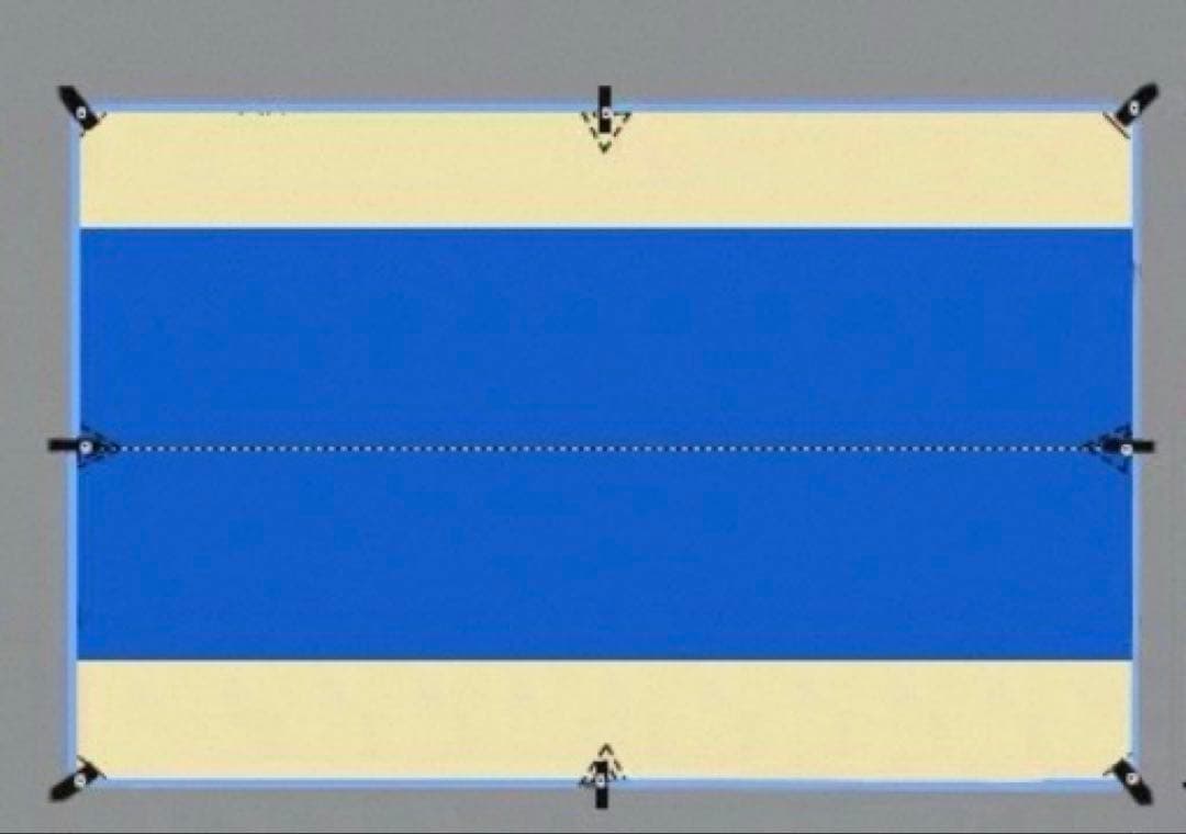 タープ 5.5×4.5ｍ 防水 オックスフォード生地 グリーン　収納バッグ付き