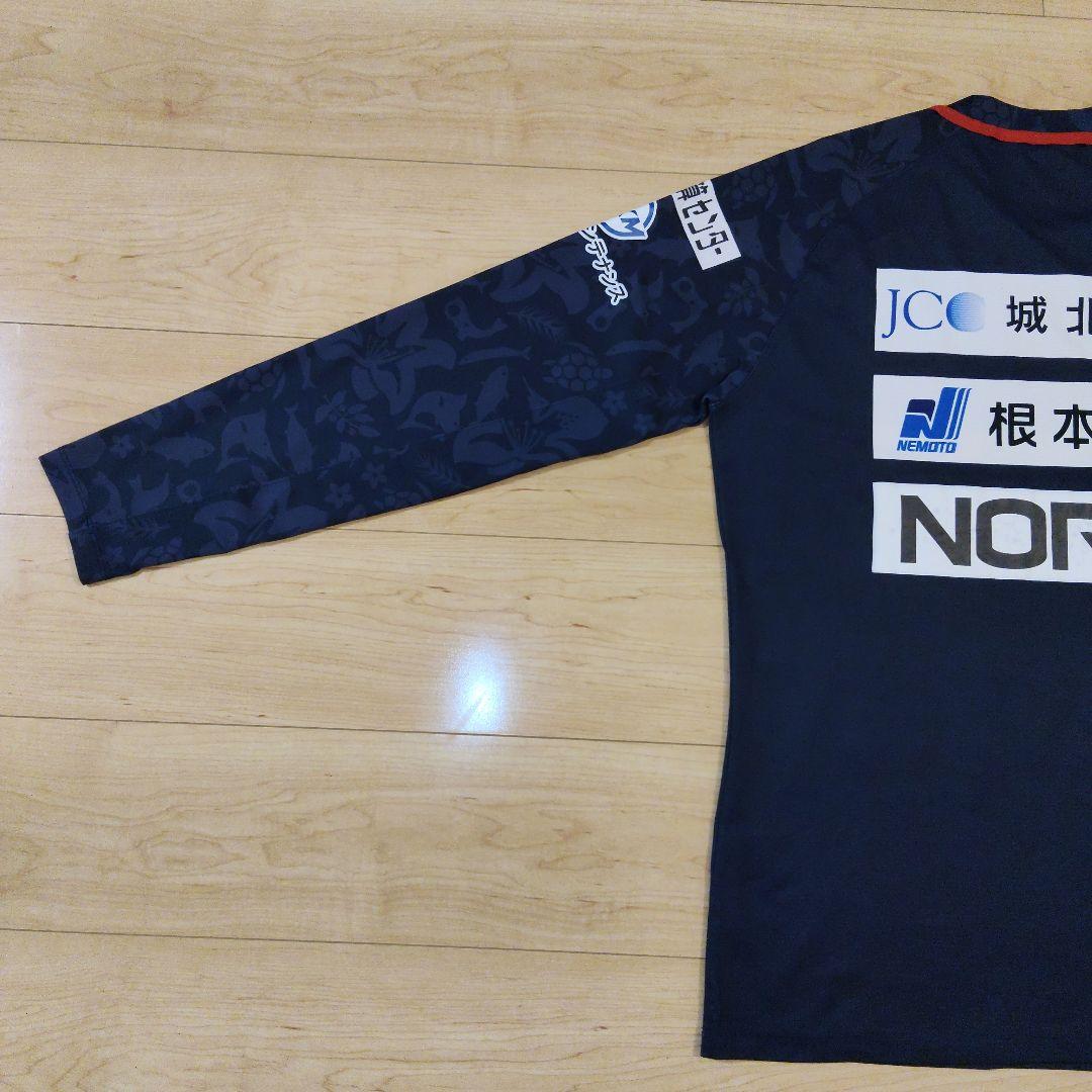 虹鱒です。　XLサイズ【いわきFC】長袖 プラクティスシャツ 非売品 選手