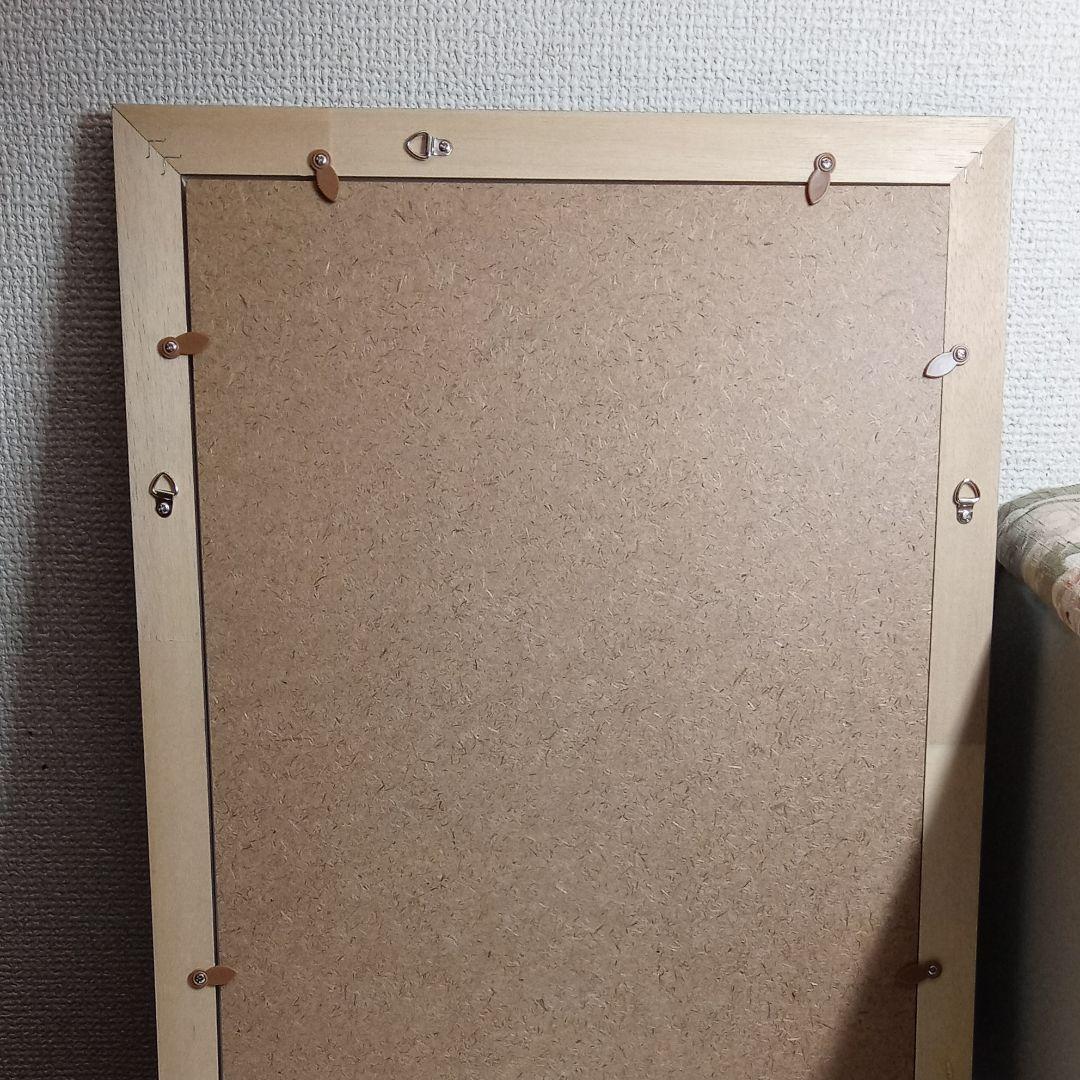 値下げ　額飾り　縁起画　赤富士昇龍    F4