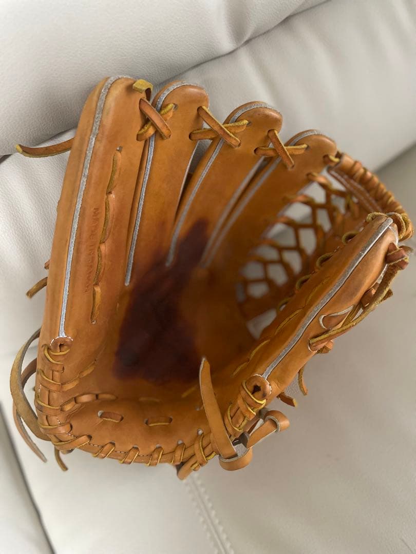 ご予約済み　ザナックス　硬式 野球グローブ 左投げ用　外野手　収納袋付き