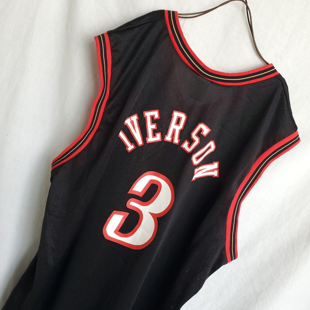 NBA 76ers IVERSON #3 アレン・アイバーソン ユニフォーム 黒