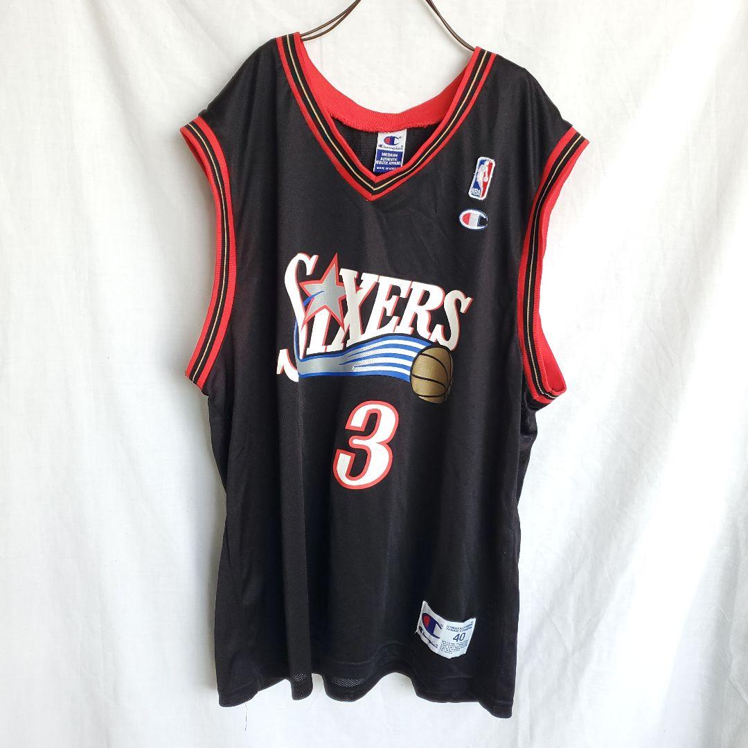 NBA 76ers IVERSON #3 アレン・アイバーソン ユニフォーム 黒