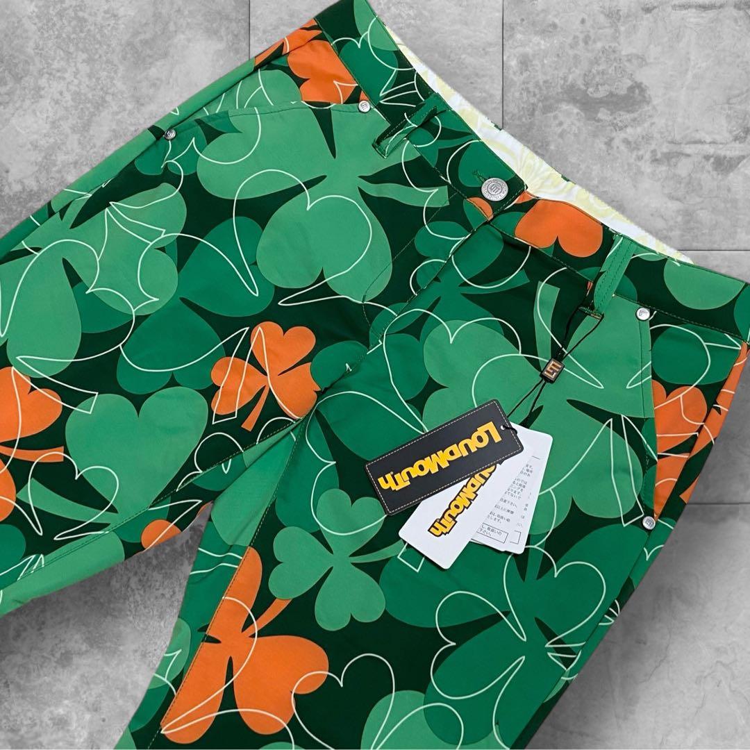 ꧁༺ ラウドマウス LOUDMOUTH 新品 ゴルフロングストレッチパンツ L