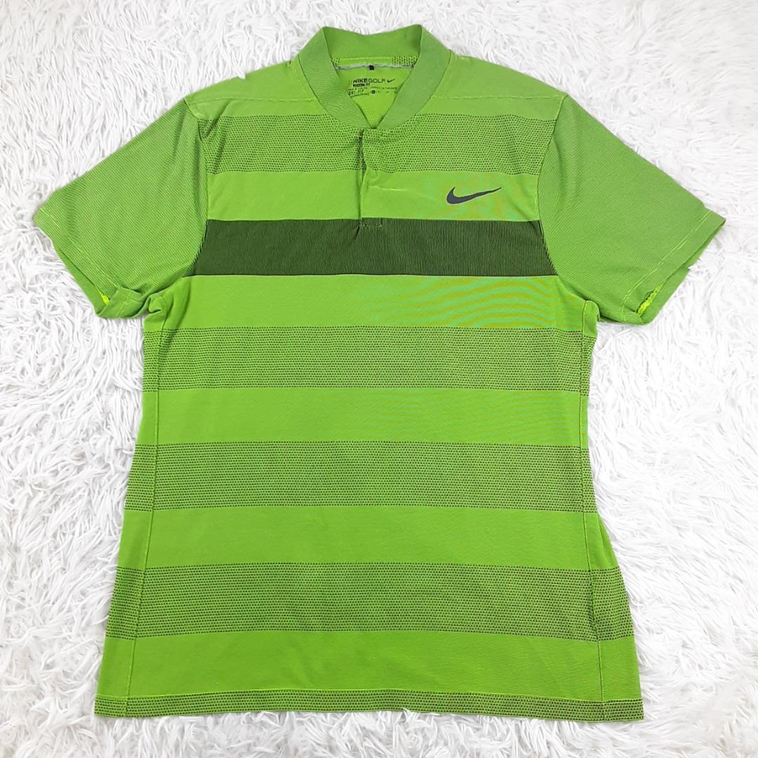 美品◎NIKE GOLF ゴルフウェア2点セット ネイビー グリーン ブラック