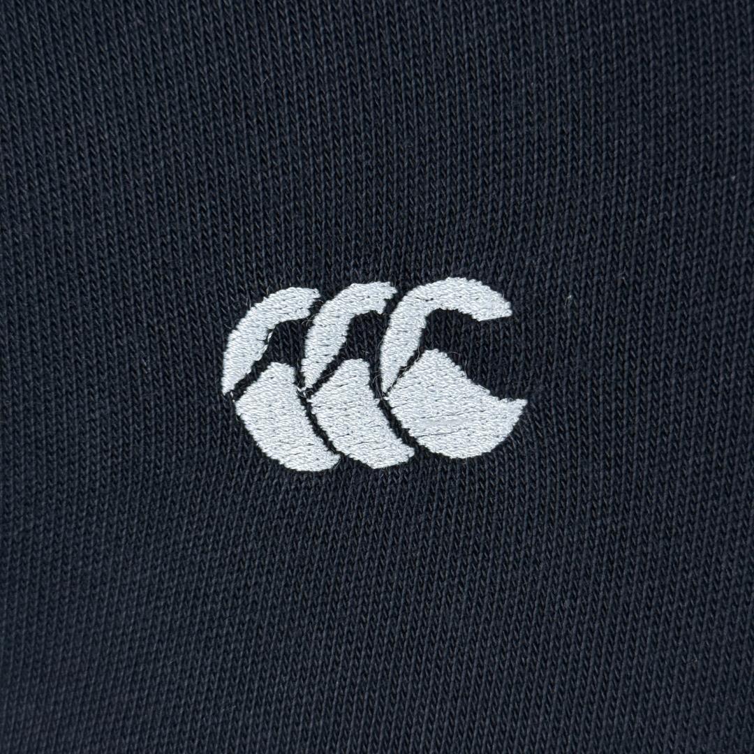 CANTERBURY ALL BLACKS ラガーシャツ 黒 白襟
