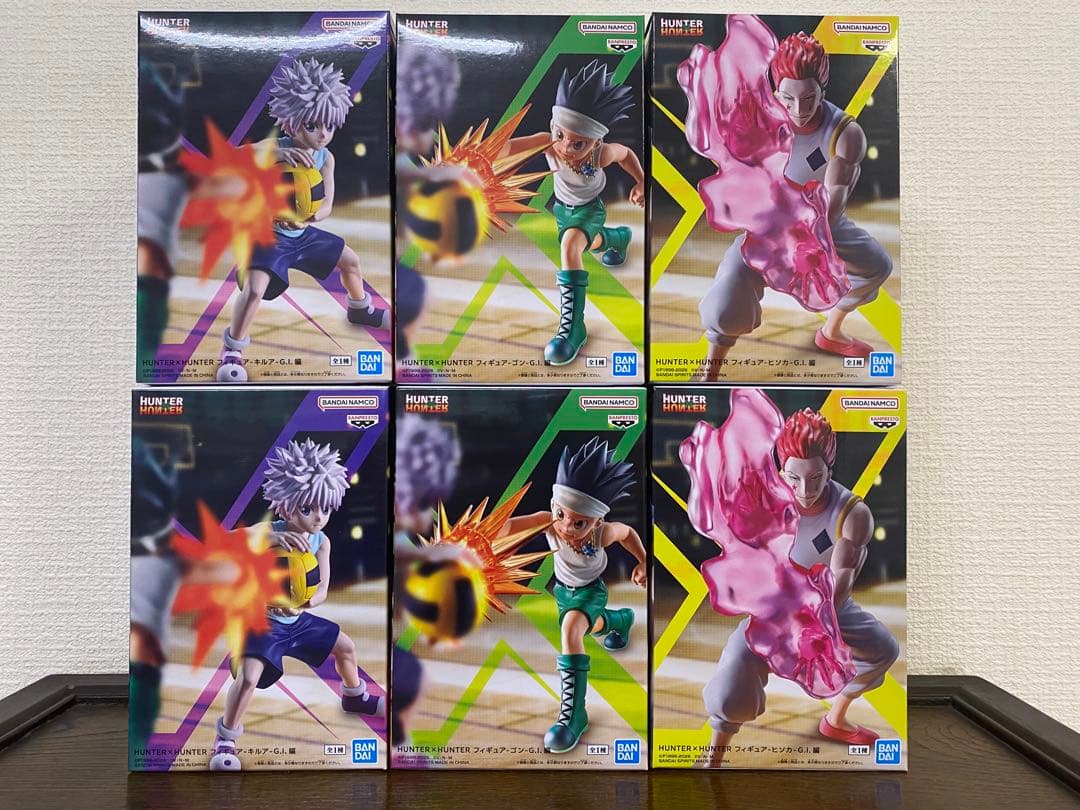 HUNTER×HUNTER ゴン キルア ヒソカ フィギュア 6体セット