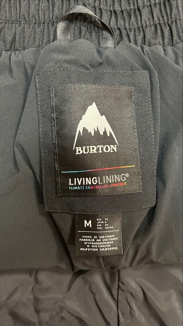 BURTON ビブパンツ Mサイズ　レディース　バートン　ブラック