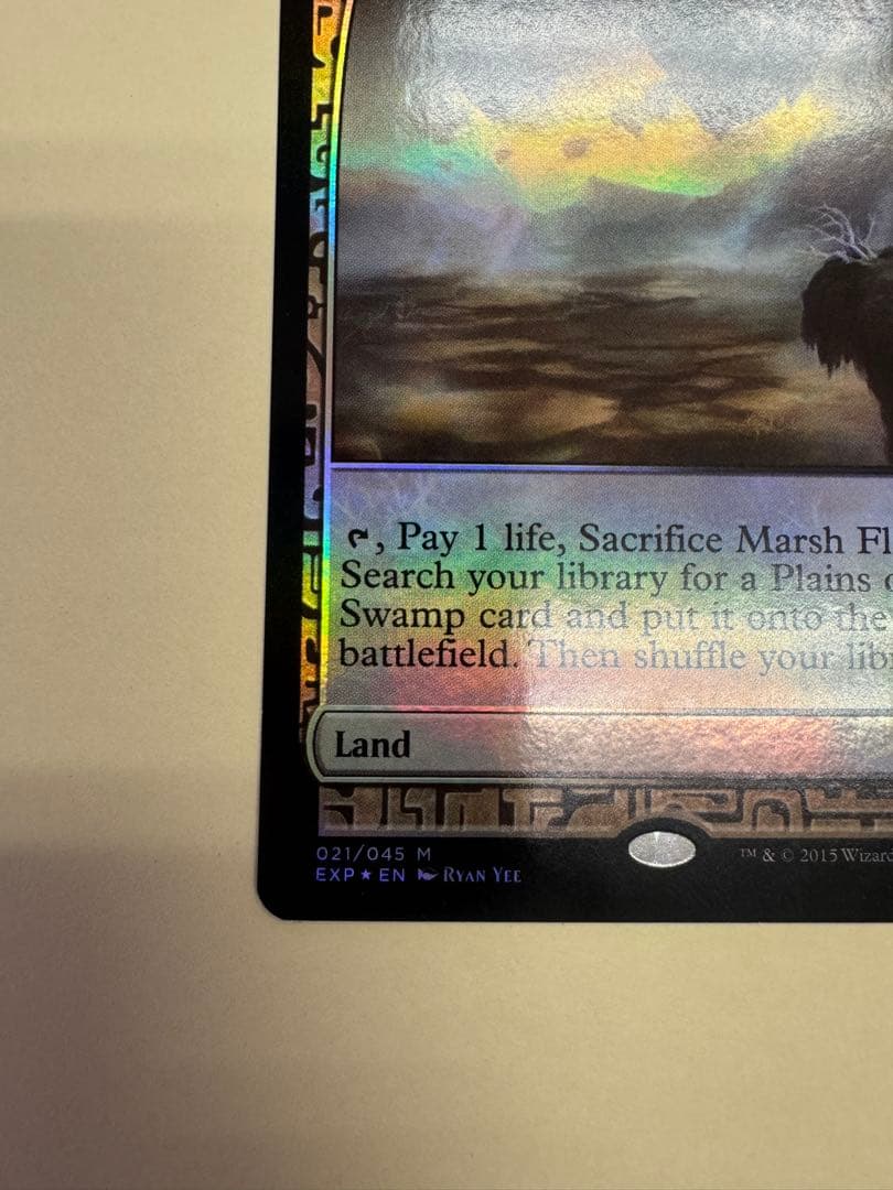 Mtg foil 湿地の干潟 Zendikar Expeditions