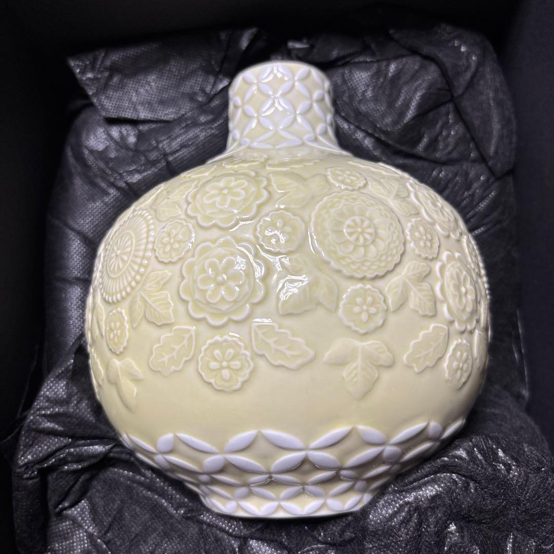 希少✨ LLADRO リヤドロ 花瓶 花器 フラワーベース 陶器 クリーム色