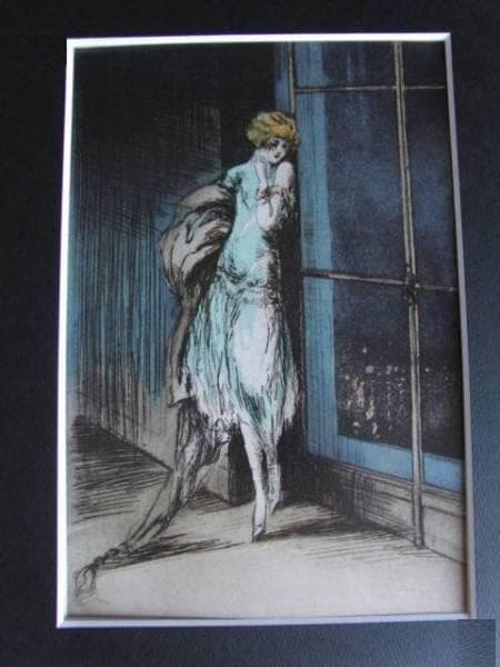 ルイ・イカール、D、希少限定画集画、新品高級額装付、状態良好