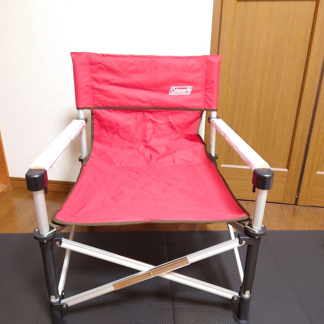 【未使用品】 コールマン　スリムキャプテンチェア　廃盤レッド