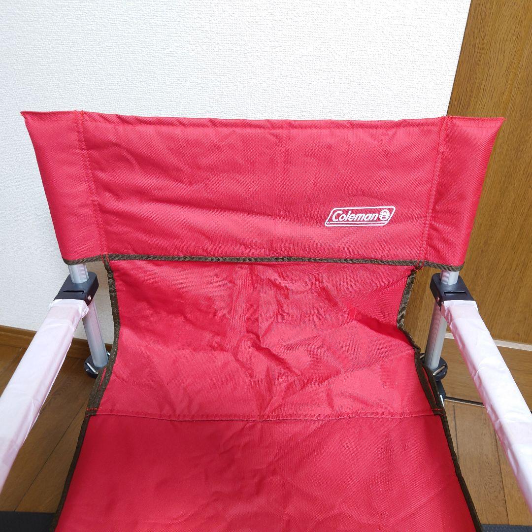 【未使用品】 コールマン　スリムキャプテンチェア　廃盤レッド