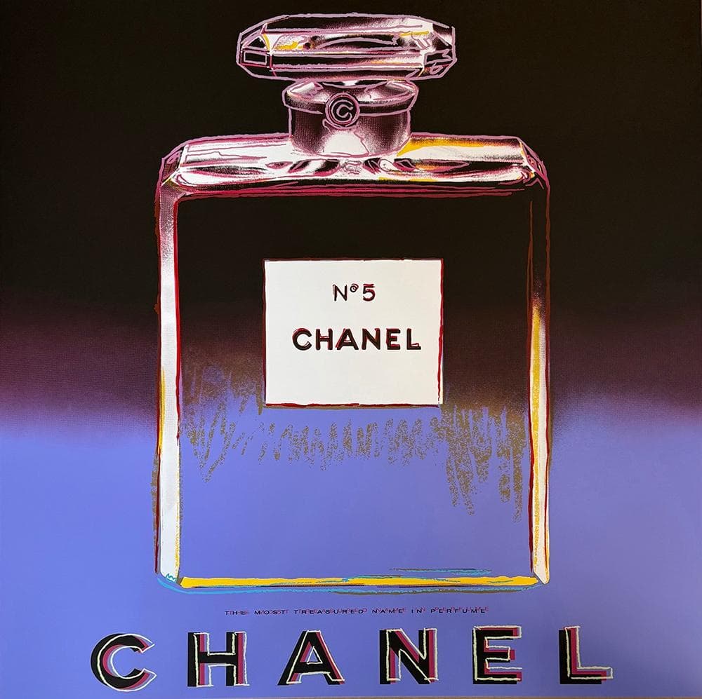 額装品証明書付/シャネル/サンデー B モーニング/ウォーホル/ CHANEL