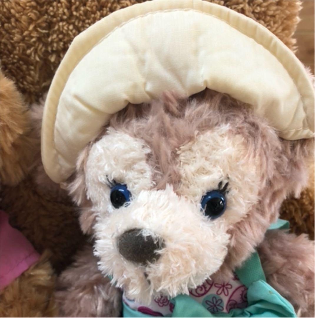 ダッフィー シェリーメイ イースター 上海ディズニー ぬいぐるみ タグ付き