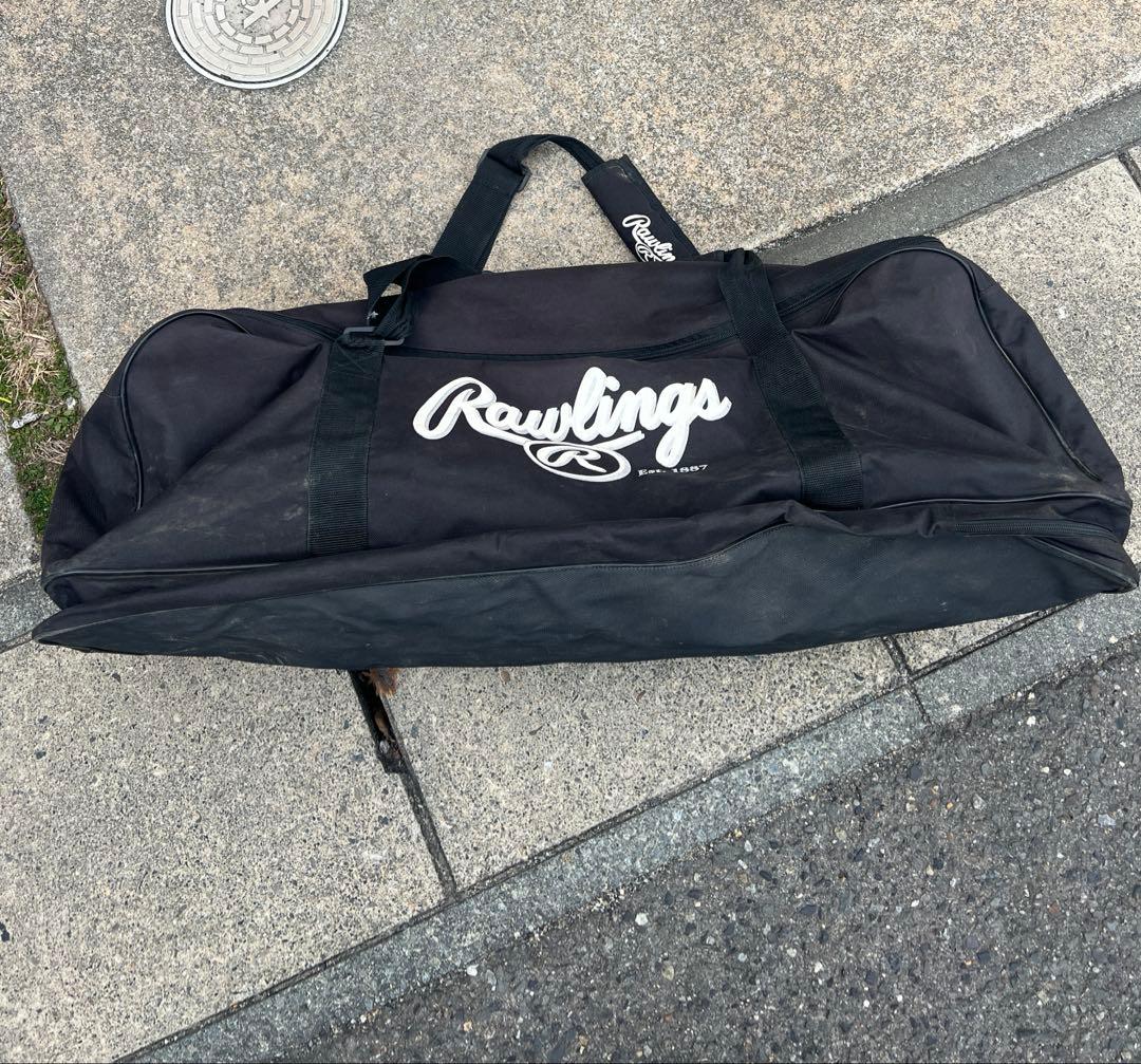 少年硬式　キャッチャー防具一式 Rawlingsバック付き