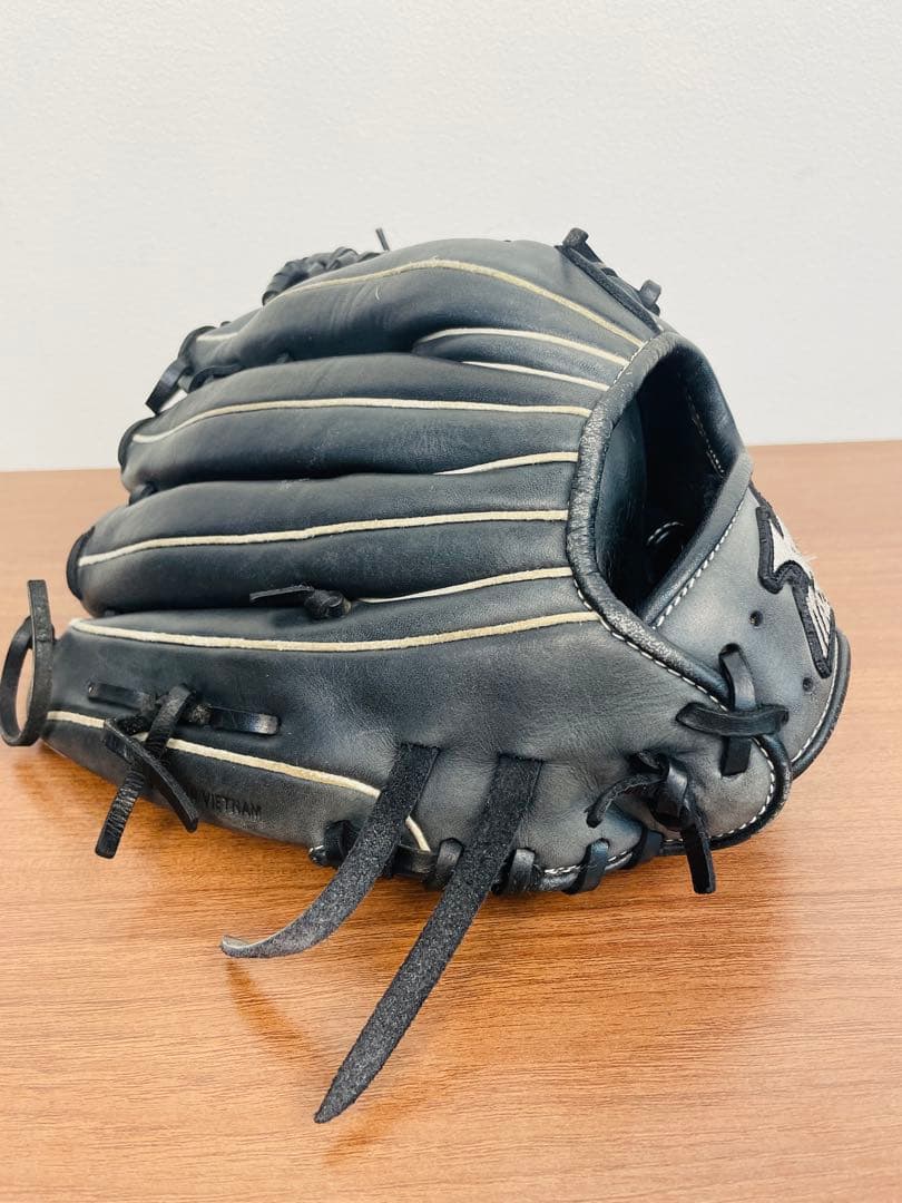 【MIZUNO】ミズノ✨野球グローブ⚾️軟式用　黒　白