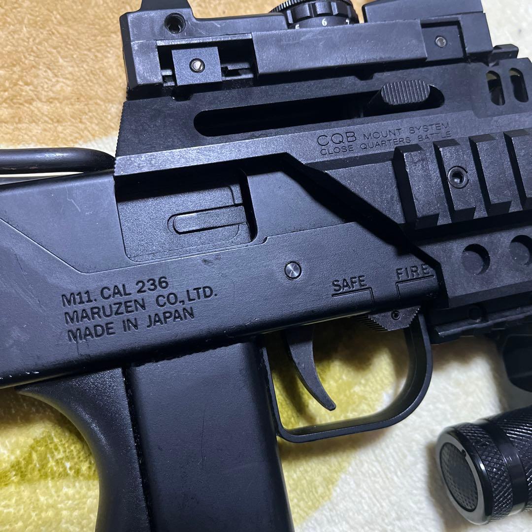 マルゼン M11 サブマシンガン CQBマウント付き　ガスガン