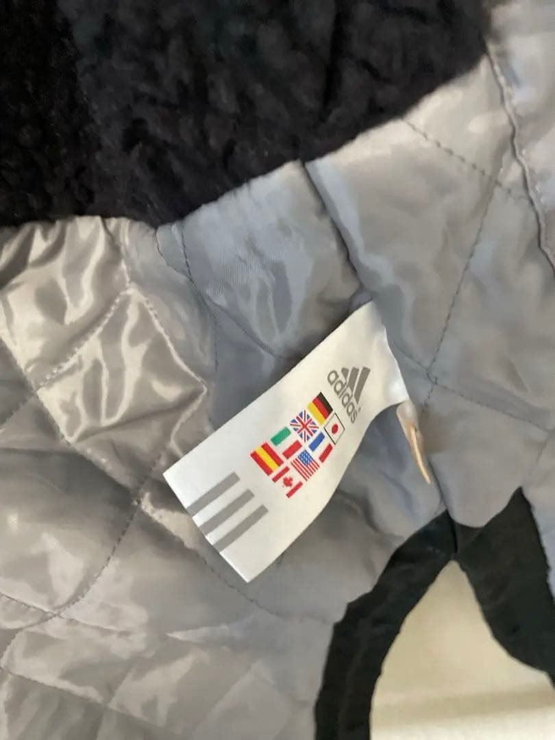adidas フード付きロングベンチコートOサイズ　美品