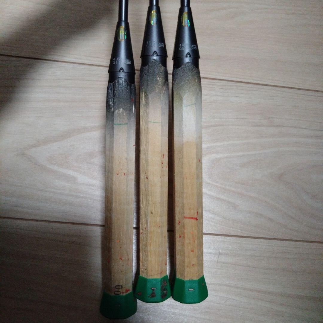 バドミントン　リンダンモデル 3本セット イエロー/ブラック