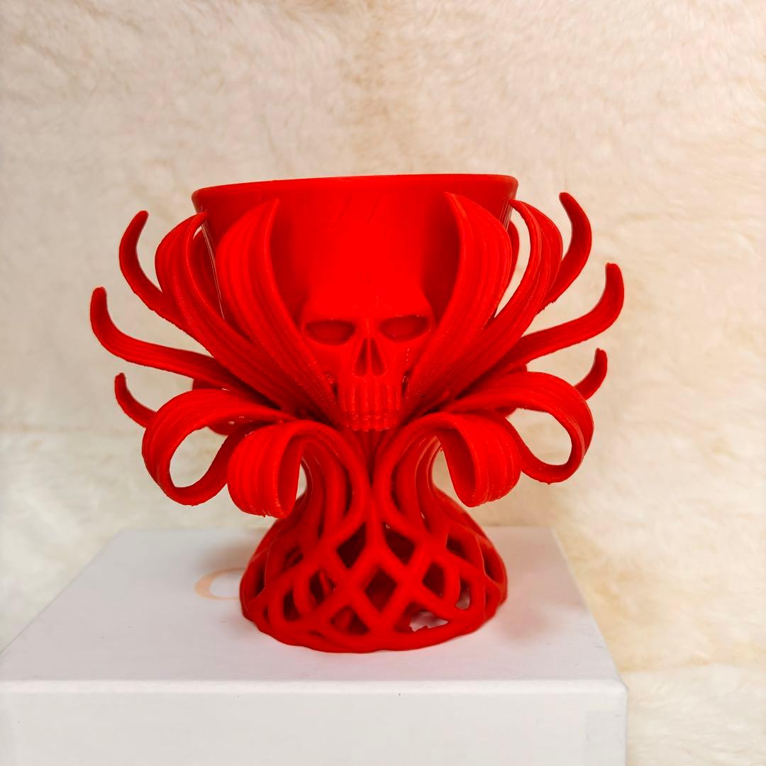 【オーダーメイド】一つだけのあなた鉢　3dプリンター鉢　職人鉢　3dプリント鉢