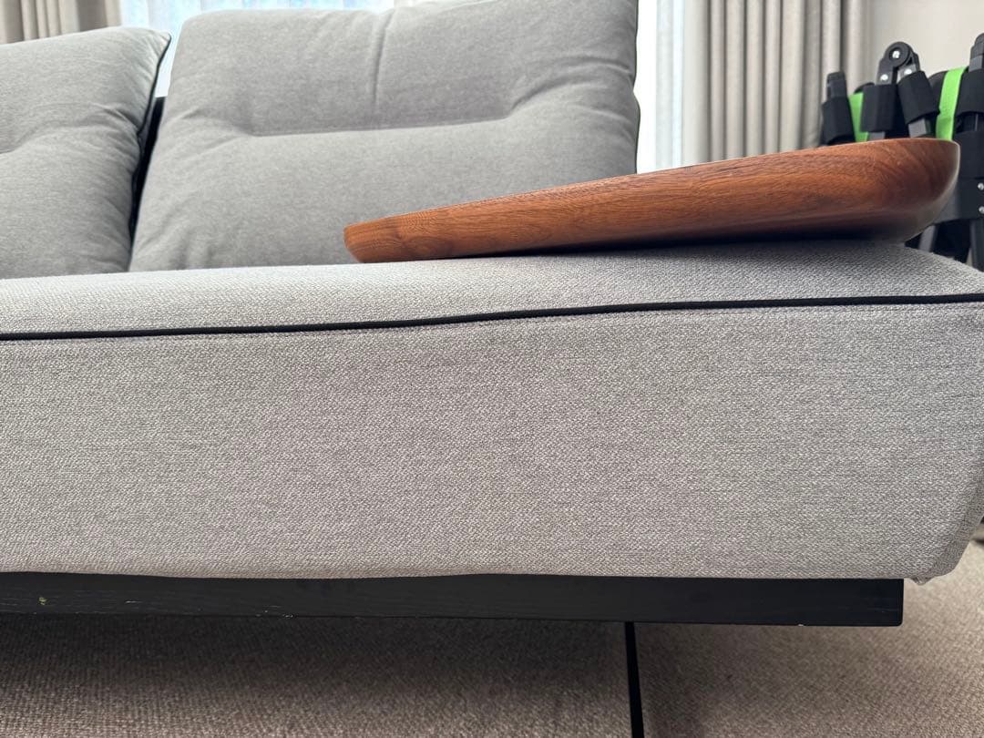 MARUICHI リベラ180cmソファ　グレー　ティーテーブル付き