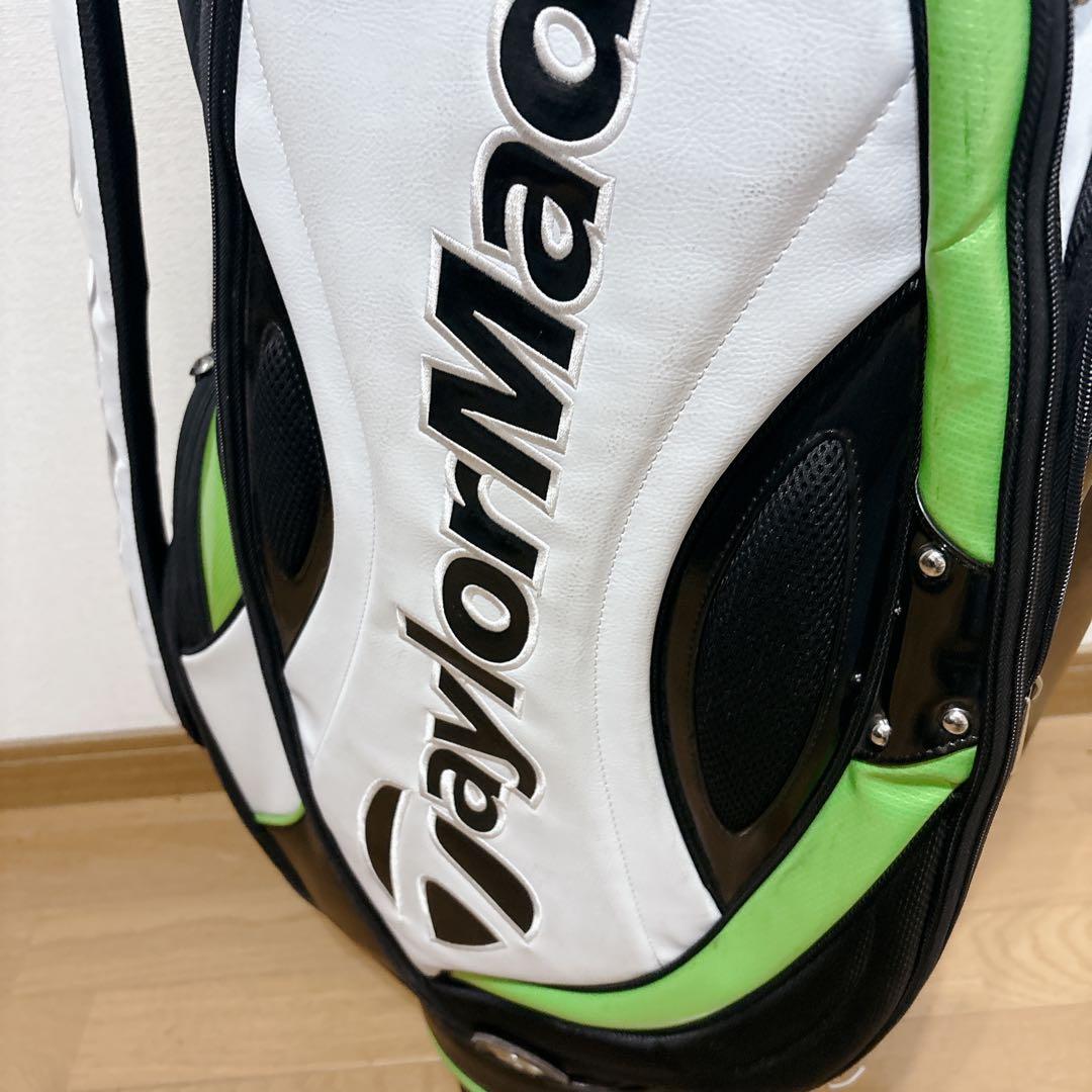 K466 TaylorMade キャディバッグ グリーンブラック フード無し