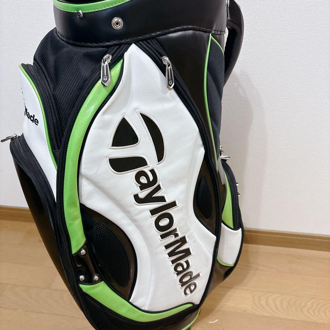 K466 TaylorMade キャディバッグ グリーンブラック フード無し