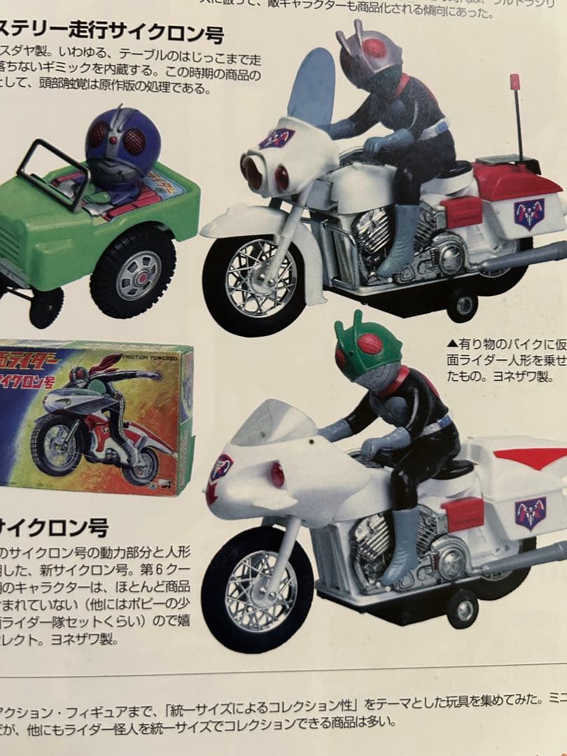 ｅｃo★　仮面ライダー　サイクロン号ヨネザワ製　箱付き石森プロ毎日放送東映