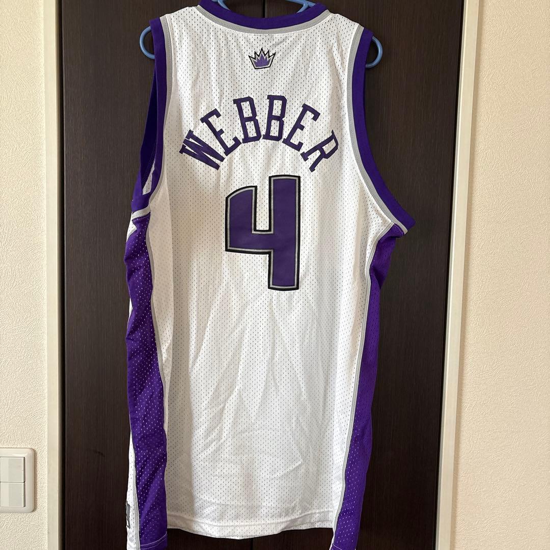 希少2XL 00’s ゲームシャツ kings Chris Webber
