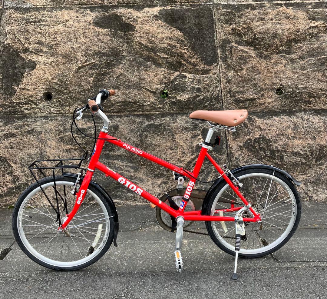GIOS ミニベロ 自転車 レッド　引き取り限定